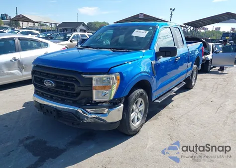 2021 Ford F-150 Xl z USA, uszkodzony, nr VIN 1FTEX1EB3MFC93302